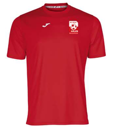 Kurzarmshirt mann Combi rot